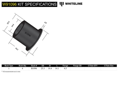 Engine - Steady Bushing Kit