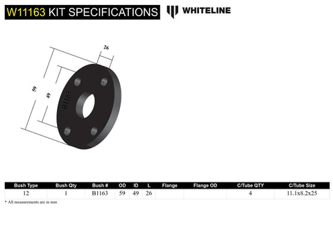 Front Steering Coupling Bush Kit